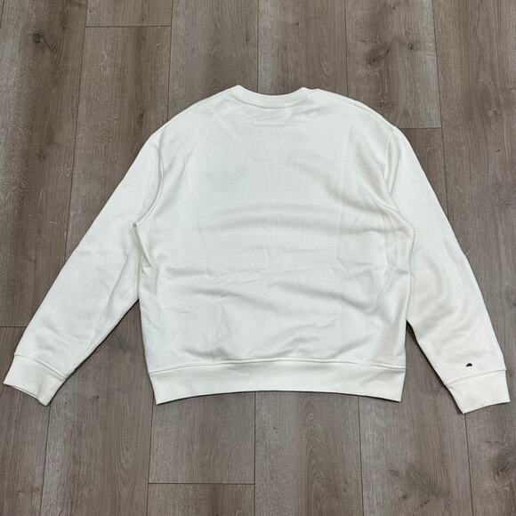 Emporio Armani Cream Gray Logo sweatshirt sweater crewneck size XL B13 - Picture 8 of 9